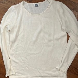 Old Navy size large off white sweater
